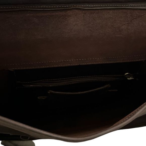 Genuine Leather Briefcase - Picture 3 of 5